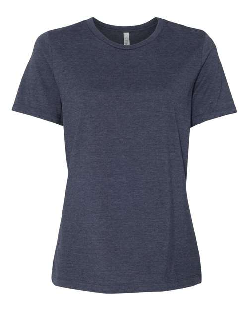 BELLA + CANVAS Women’s Relaxed Fit Heather CVC Tee 6400CVC Custom Embroidered Business Logo
