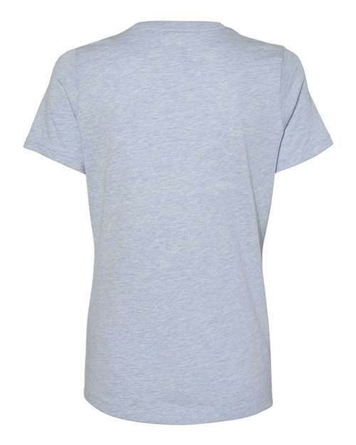 BELLA + CANVAS Women’s Relaxed Fit Heather CVC Tee 6400CVC Custom Embroidered Business Logo