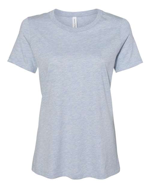 BELLA + CANVAS Women’s Relaxed Fit Heather CVC Tee 6400CVC Custom Embroidered Business Logo