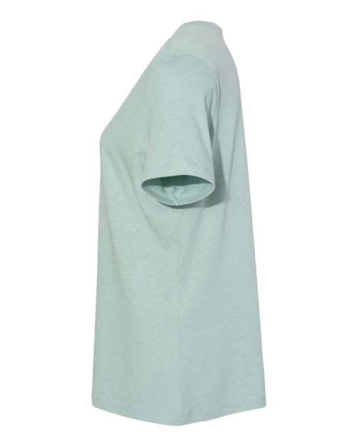 BELLA + CANVAS Women’s Relaxed Fit Heather CVC Tee 6400CVC Heather Prism Dusty Blue