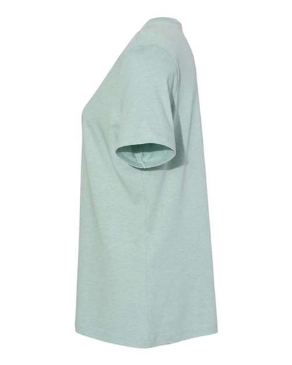 BELLA + CANVAS Women’s Relaxed Fit Heather CVC Tee 6400CVC Heather Prism Dusty Blue