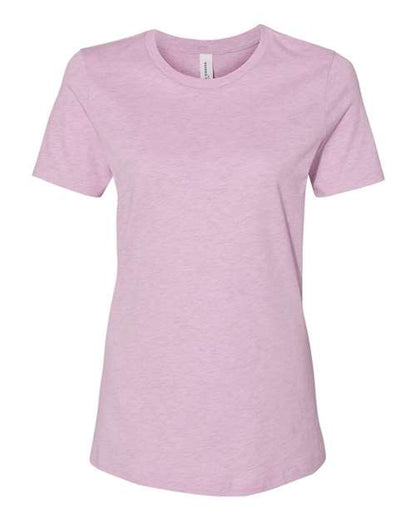 BELLA + CANVAS Women’s Relaxed Fit Heather CVC Tee 6400CVC Custom Embroidered Business Logo