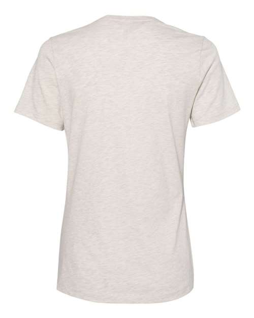 BELLA + CANVAS Women’s Relaxed Fit Heather CVC Tee 6400CVC Custom Embroidered Business Logo