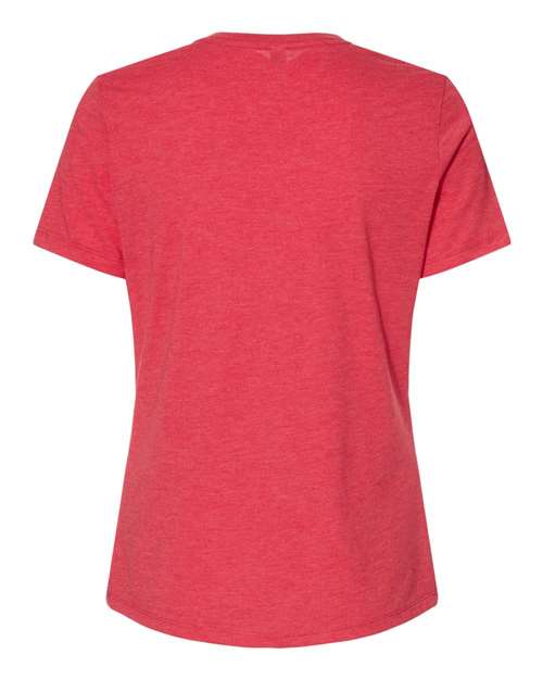 BELLA + CANVAS Women’s Relaxed Fit Heather CVC Tee 6400CVC Custom Embroidered Business Logo