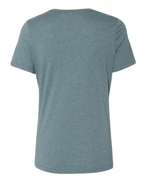 BELLA + CANVAS Women’s Relaxed Fit Heather CVC Tee 6400CVC Custom Embroidered Business Logo