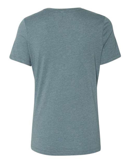 BELLA + CANVAS Women’s Relaxed Fit Heather CVC Tee 6400CVC Custom Embroidered Business Logo