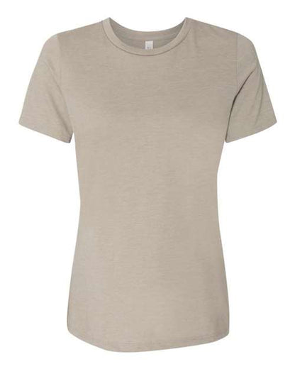 BELLA + CANVAS Women’s Relaxed Fit Heather CVC Tee 6400CVC Custom Embroidered Business Logo