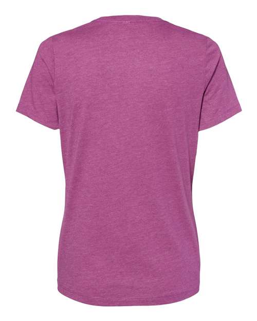 BELLA + CANVAS Women’s Relaxed Fit Heather CVC Tee 6400CVC Custom Embroidered Business Logo