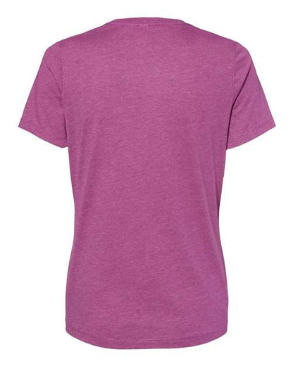 BELLA + CANVAS Women’s Relaxed Fit Heather CVC Tee 6400CVC Custom Embroidered Business Logo