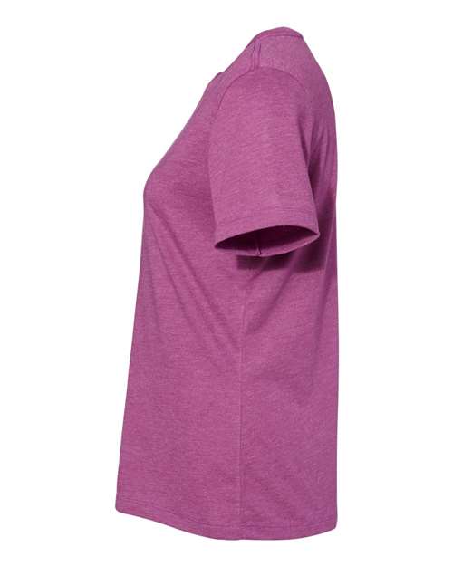 BELLA + CANVAS Women’s Relaxed Fit Heather CVC Tee 6400CVC Heather Magenta