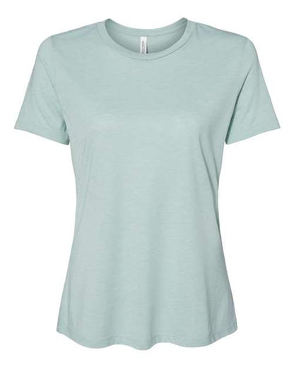 BELLA + CANVAS Women’s Relaxed Fit Triblend Tee 6413 Custom Embroidered Business Logo