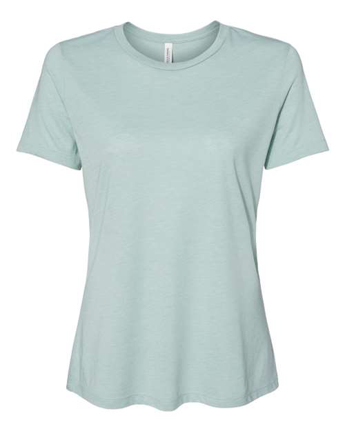 BELLA + CANVAS Women’s Relaxed Fit Triblend Tee 6413 Custom Embroidered Business Logo