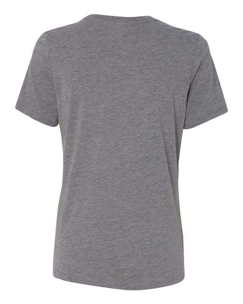 BELLA + CANVAS Women’s Relaxed Fit Triblend Tee 6413 Custom Embroidered Business Logo