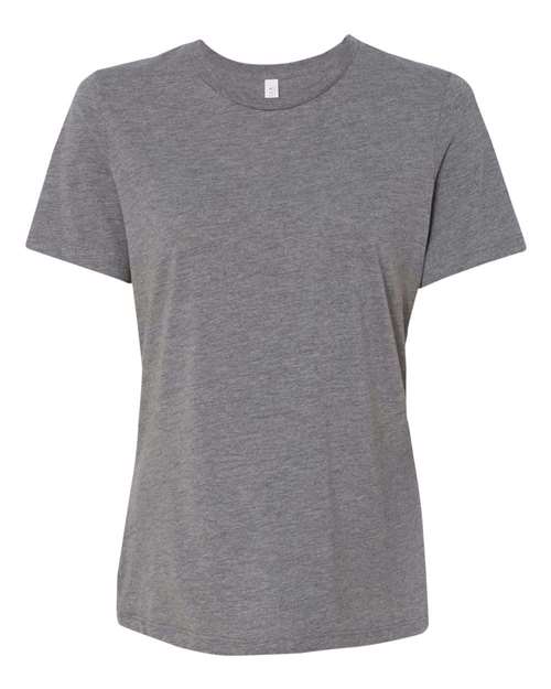 BELLA + CANVAS Women’s Relaxed Fit Triblend Tee 6413 Custom Embroidered Business Logo