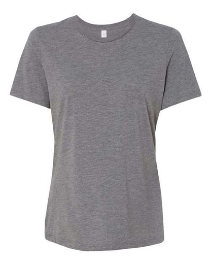 BELLA + CANVAS Women’s Relaxed Fit Triblend Tee 6413 Custom Embroidered Business Logo