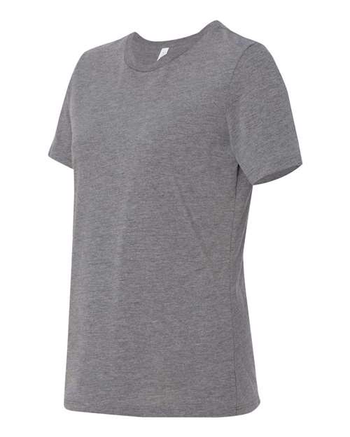 BELLA + CANVAS Women’s Relaxed Fit Triblend Tee 6413 Custom Embroidered Business Logo