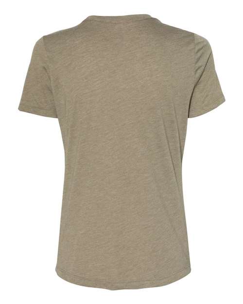 BELLA + CANVAS Women’s Relaxed Fit Triblend Tee 6413 Custom Embroidered Business Logo