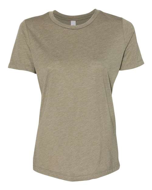 BELLA + CANVAS Women’s Relaxed Fit Triblend Tee 6413 Custom Embroidered Business Logo