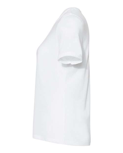 BELLA + CANVAS Women’s Relaxed Fit Triblend Tee 6413 Solid White Triblend