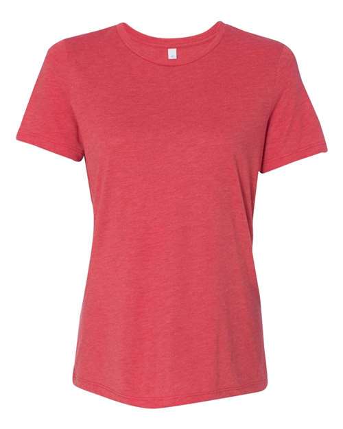 BELLA + CANVAS Women’s Relaxed Fit Triblend Tee 6413 Custom Embroidered Business Logo
