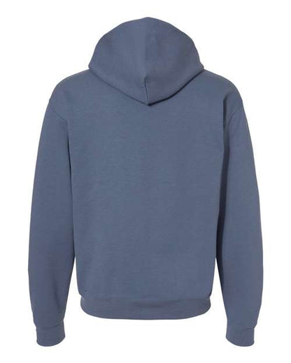 JERZEES NuBlend® Hooded Sweatshirt 996MR Denim Custom Embroidered Business Logo