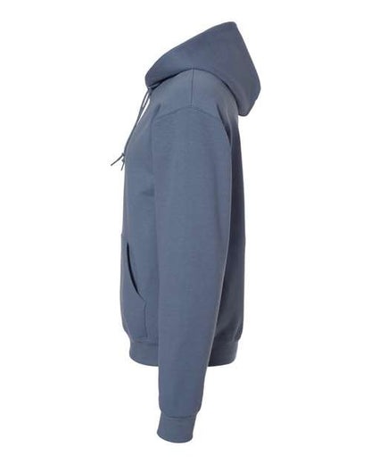 JERZEES NuBlend® Hooded Sweatshirt 996MR Denim Custom Embroidered Business Logo