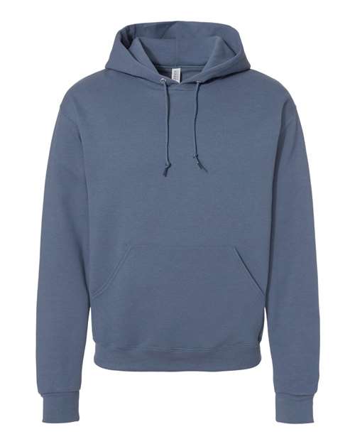 JERZEES NuBlend® Hooded Sweatshirt 996MR Denim Custom Embroidered Business Logo