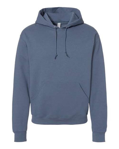 JERZEES NuBlend® Hooded Sweatshirt 996MR Deep Purple Custom Embroidered Business Logo