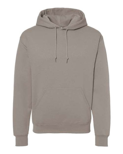 JERZEES NuBlend® Hooded Sweatshirt 996MR Retro Heather Coral Custom Embroidered Business Logo