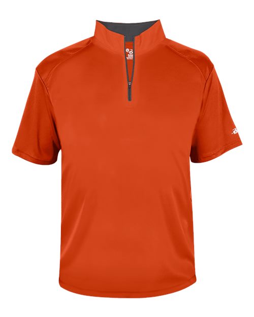 Badger Men's B-Core Short Sleeve Quarter-Zip 4550