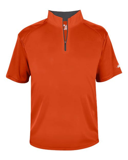 Badger Men's B-Core Short Sleeve Quarter-Zip 4550