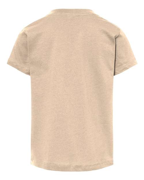 BELLA + CANVAS Toddler Jersey Tee 3001T Heather Deep Teal Custom Embroidered Business Logo