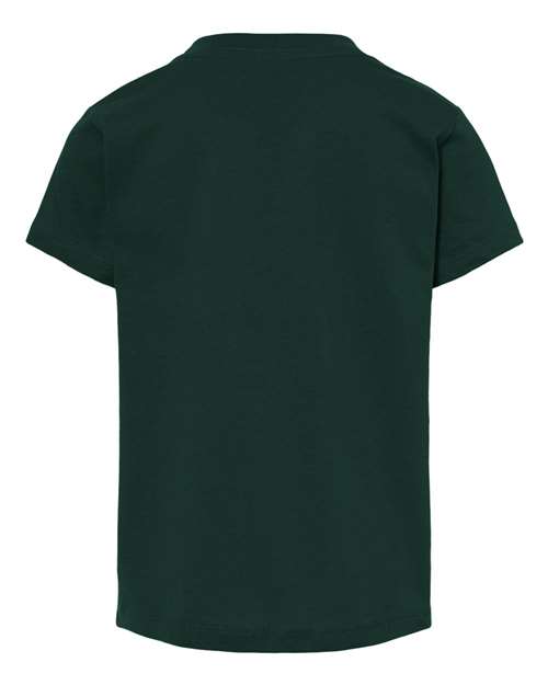 BELLA + CANVAS Toddler Jersey Tee 3001T Dusty Blue Custom Embroidered Business Logo