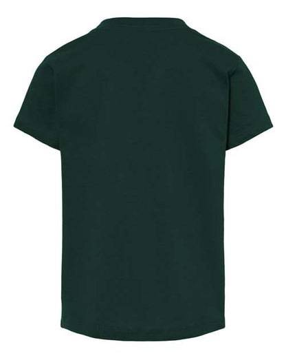 BELLA + CANVAS Toddler Jersey Tee 3001T Dusty Blue Custom Embroidered Business Logo