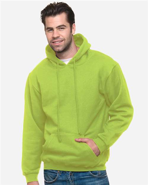 Custom EmbroideredBayside Unisex Union-Made Hooded Sweatshirt 9287 Lime Green
