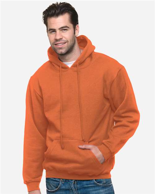 Custom EmbroideredBayside Unisex Union-Made Hooded Sweatshirt 9287 Bright Orange