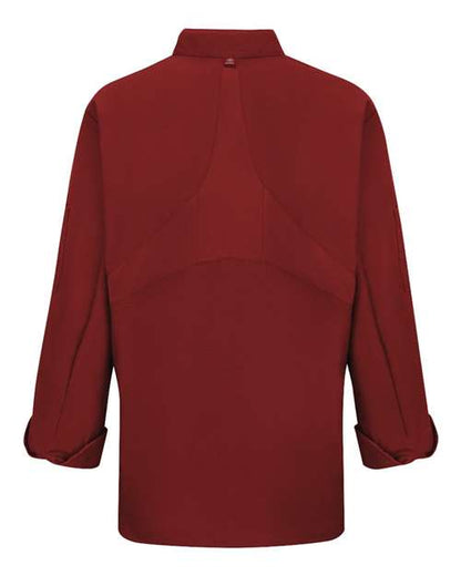 Chef Designs Women's Mimix™ Chef Coat with OilBlok 041X Custom Embroidered Business Logo