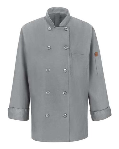 Chef Designs Women's Mimix™ Chef Coat with OilBlok 041X Custom Embroidered Business Logo