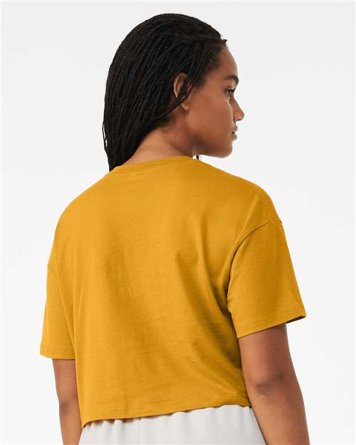 BELLA + CANVAS Women's Jersey Crop Tee 6482 Custom Embroidered Business Logo