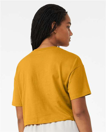 BELLA + CANVAS Women's Jersey Crop Tee 6482 Custom Embroidered Business Logo