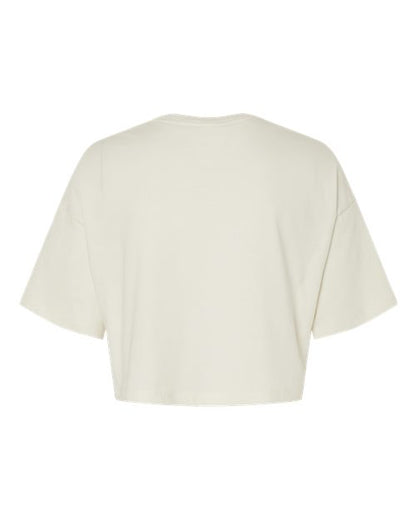 BELLA + CANVAS Women's Jersey Crop Tee 6482 Custom Embroidered Business Logo