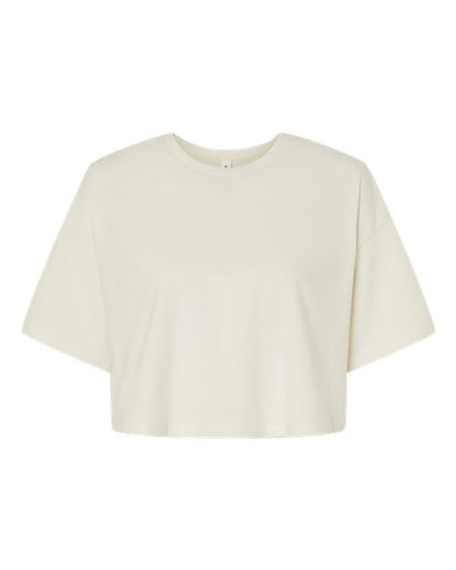 BELLA + CANVAS Women's Jersey Crop Tee 6482 Custom Embroidered Business Logo
