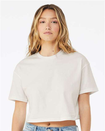 Custom Embroidered  BELLA + CANVAS Women's Jersey Crop Tee 6482  