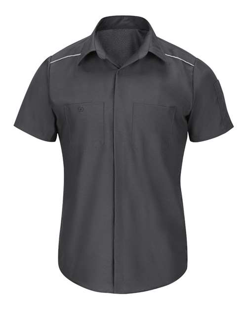 Red Kap Short Sleeve Pro Airflow Work Shirt SP4A Custom Embroidered Business Logo