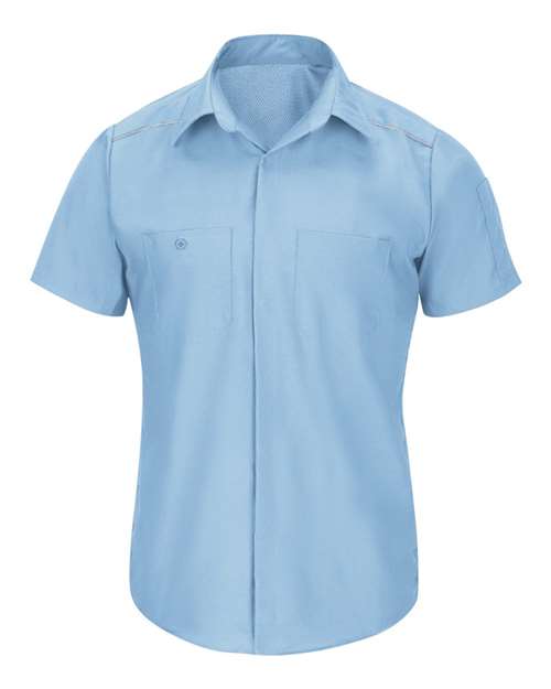 Red Kap Short Sleeve Pro Airflow Work Shirt SP4A Custom Embroidered Business Logo