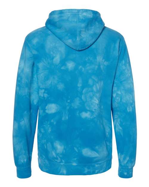 Independent Trading Co. Midweight Tie-Dyed Hooded Sweatshirt PRM4500TD Custom Embroidered Business Logo