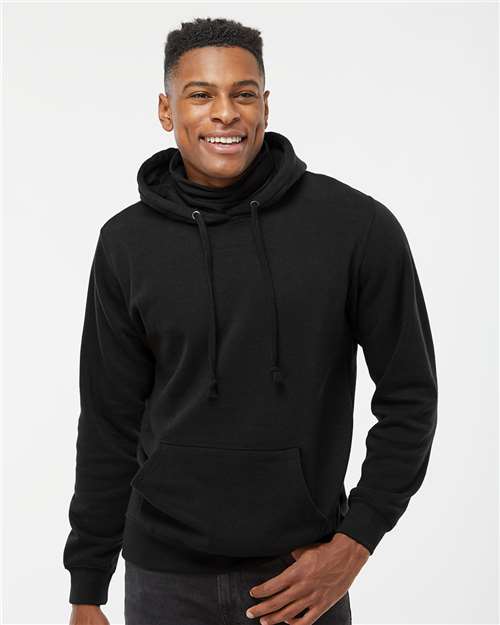 Custom Embroidered  J. America Gaiter Fleece Hooded Sweatshirt 8879  