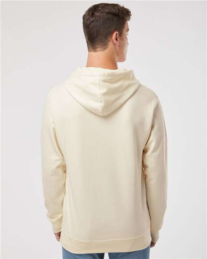 Independent Trading Co. Midweight Hooded Sweatshirt SS4500 Bone Custom Embroidered Business Logo