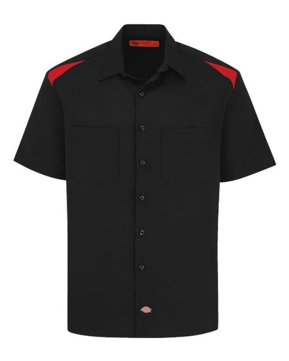 Dickies Short Sleeve Performance Team Shirt - Tall Sizes 05T Custom Embroidered Business Logo
