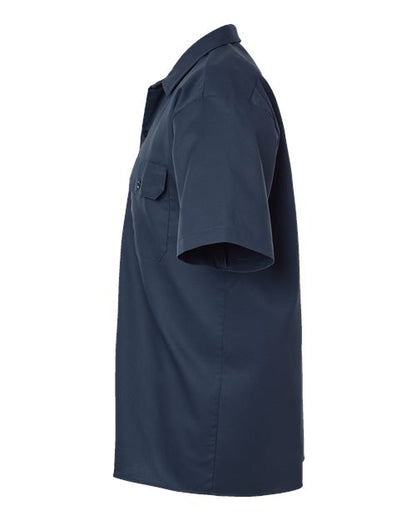 Dickies Short Sleeve Work Shirt - Tall Sizes 2574T Custom Embroidered Business Logo